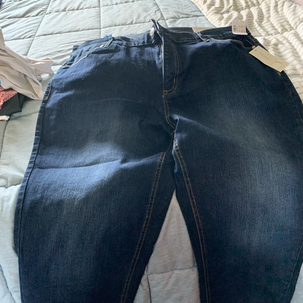 C&B blue jeans. 18 wide. Paid 49.95